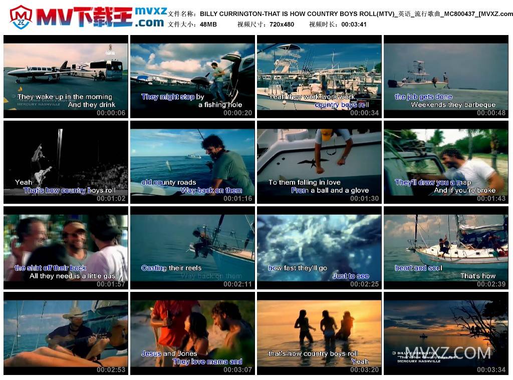 BILLY CURRINGTON-THAT IS HOW COUNTRY BOYS ROLL(MTV)_英语_流行歌曲_MC800437